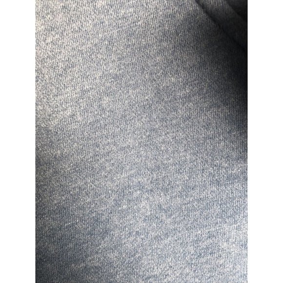 MEN'S LARGE CROFT & BARROW 1/2 ZIP HEATHER Blue - Picture 4 of 4